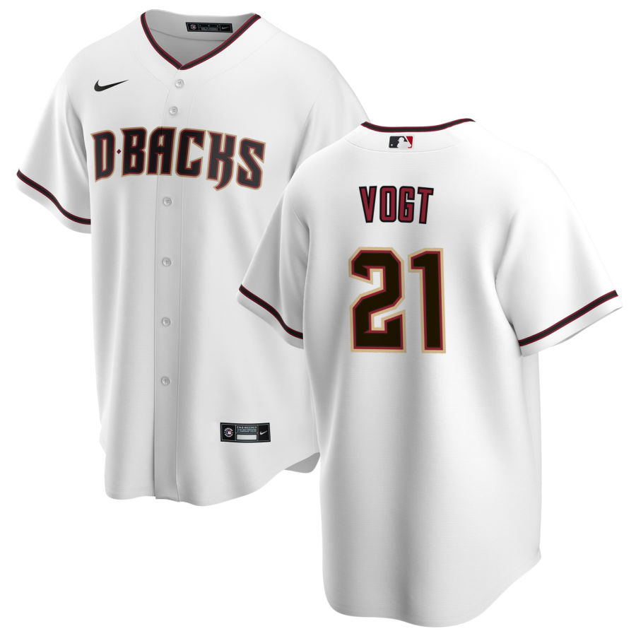 Nike Men #21 Stephen Vogt Arizona Diamondbacks Baseball Jerseys Sale-White